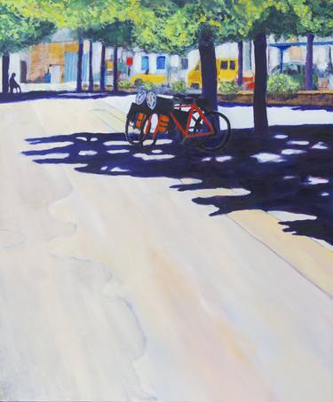 Original Contemporary Bike Paintings by Lewis Evans