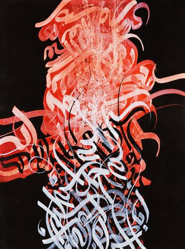 Original Abstract Expressionism Religious Paintings by Sasan Nasernia