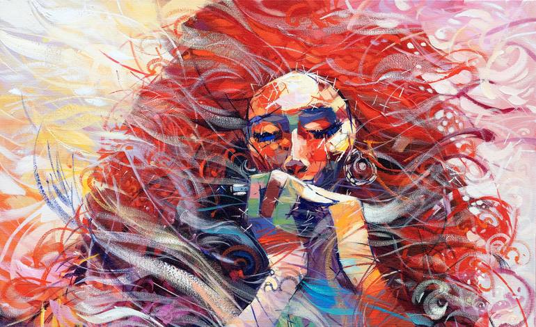 Original Fine Art Music Painting by Said Oladejo-Lawal