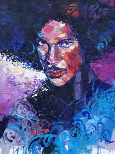 Original Impressionism Portrait Paintings by Said Oladejo-Lawal