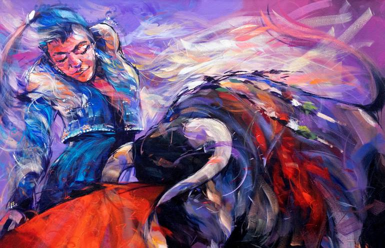 Original Impressionism Other Painting by Said Oladejo-Lawal