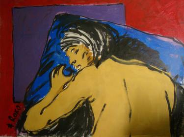 Original Nude Painting by Fabio Roxo