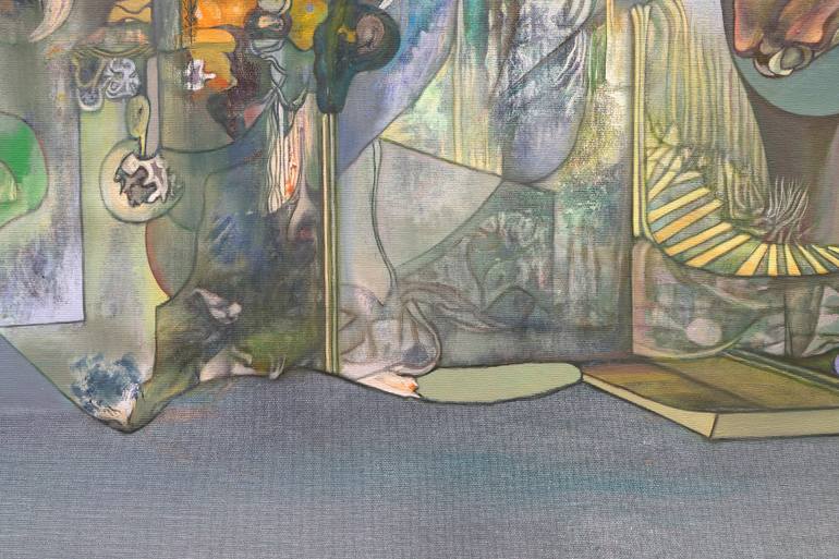Original Abstract Fantasy Painting by Alexey Adonin
