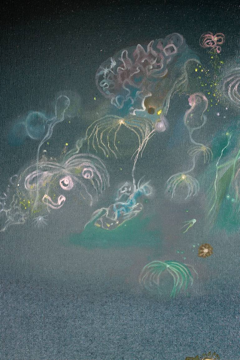 Original Surrealism Fantasy Painting by Alexey Adonin