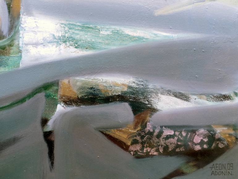 Original Abstract Expressionism Abstract Painting by Alexey Adonin