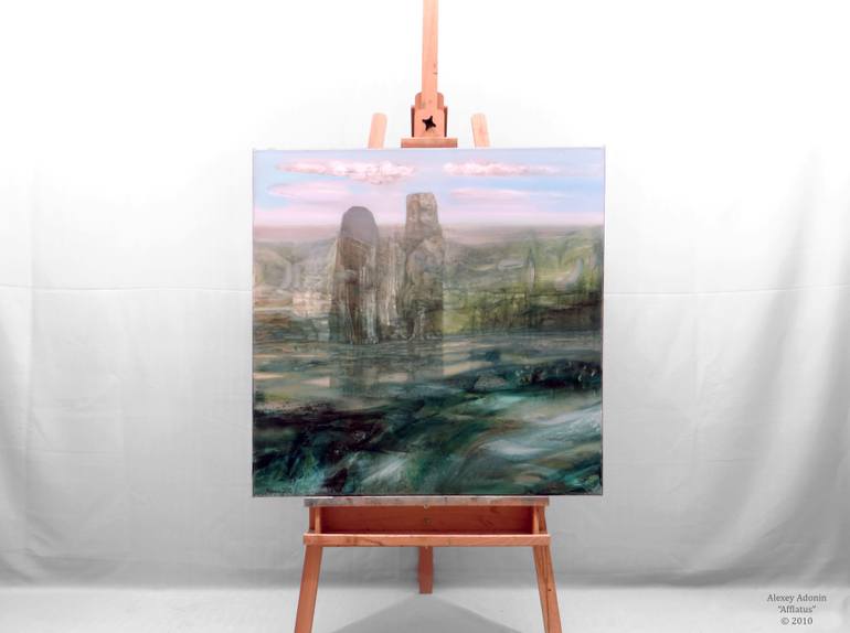 Original Surrealism Nature Painting by Alexey Adonin