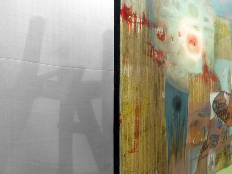 Original Abstract Fantasy Painting by Alexey Adonin