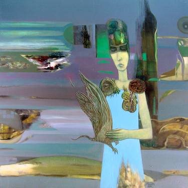 Print of Surrealism Women Paintings by Alexey Adonin