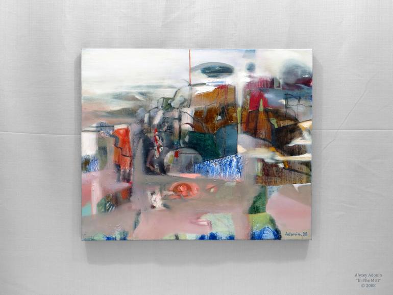 Original Abstract Expressionism Abstract Painting by Alexey Adonin
