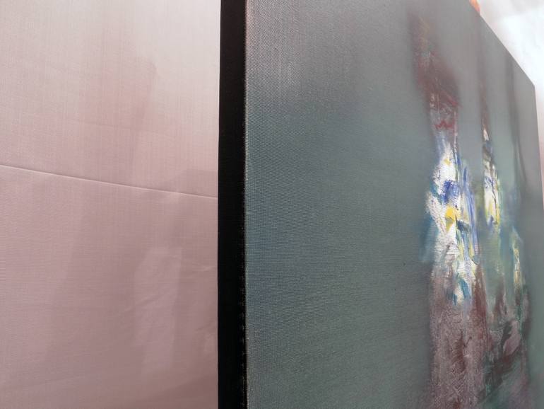 Original Abstract Expressionism Fantasy Painting by Alexey Adonin