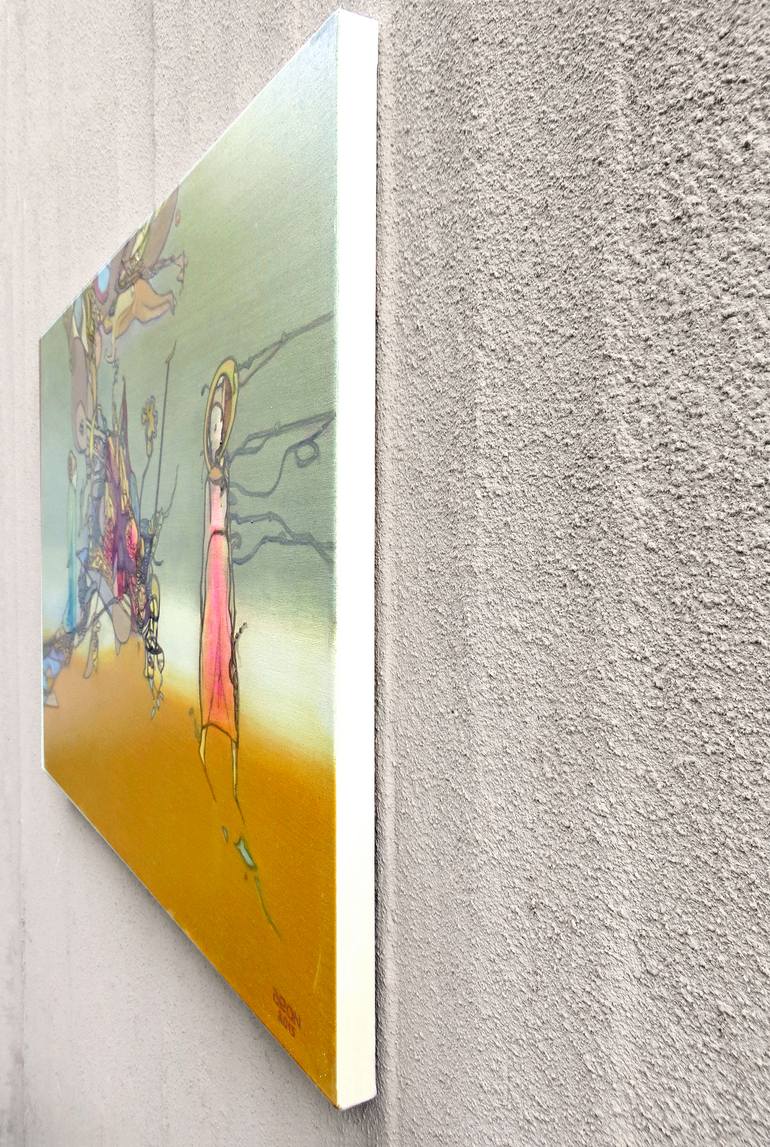 Original Surrealism Fantasy Painting by Alexey Adonin