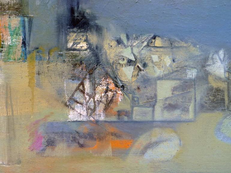 Original Abstract Expressionism Fantasy Painting by Alexey Adonin