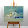 on easel
