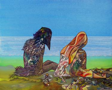 Print of Beach Paintings by Alexey Adonin