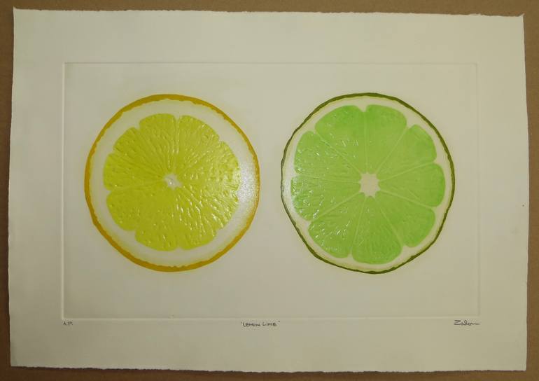 Original Figurative Still Life Printmaking by Bernard Zalon