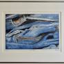 "Yer Blues" framed and matted