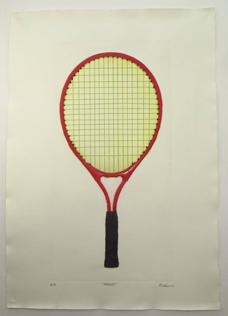 Original Figurative Sports Printmaking by Bernard Zalon