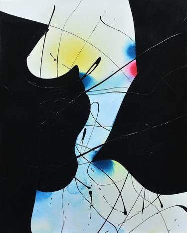 Original Abstract Expressionism Abstract Paintings by Ataru Kozuru