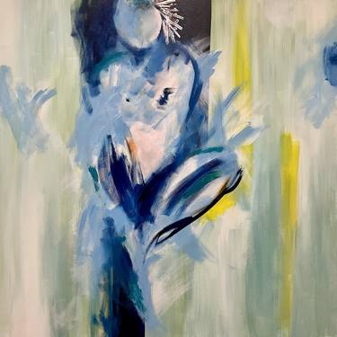 Original Abstract Expressionism Abstract Mixed Media by Lisa Meyers