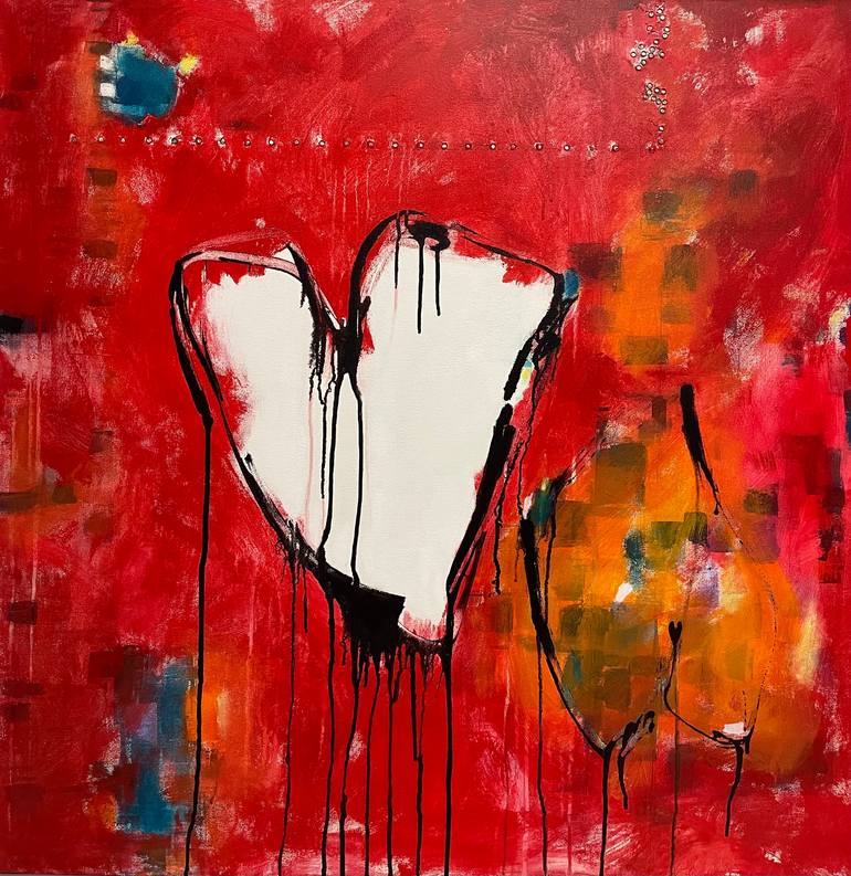 Choose Love Painting by Lisa Meyers | Saatchi Art India