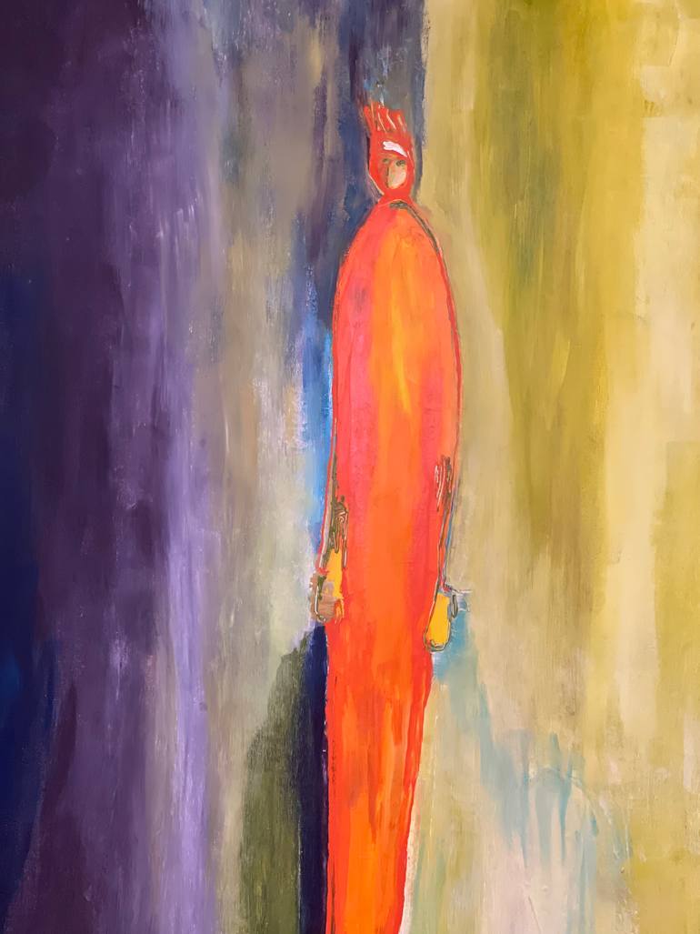 Original Abstract Expressionism Abstract Painting by Lisa Meyers
