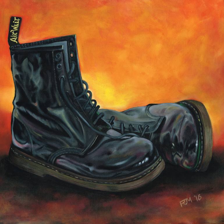 dr martens painting