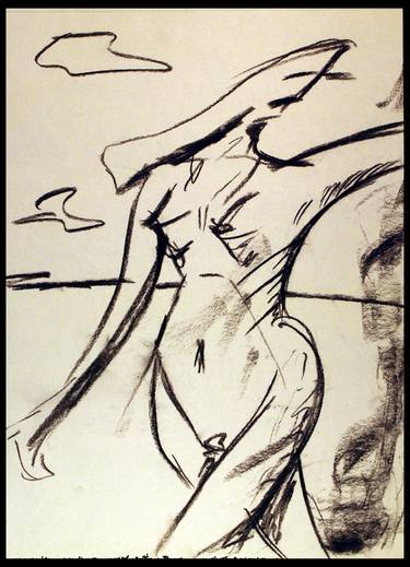 Original Nude Drawings by Jeffrey Baumgartner