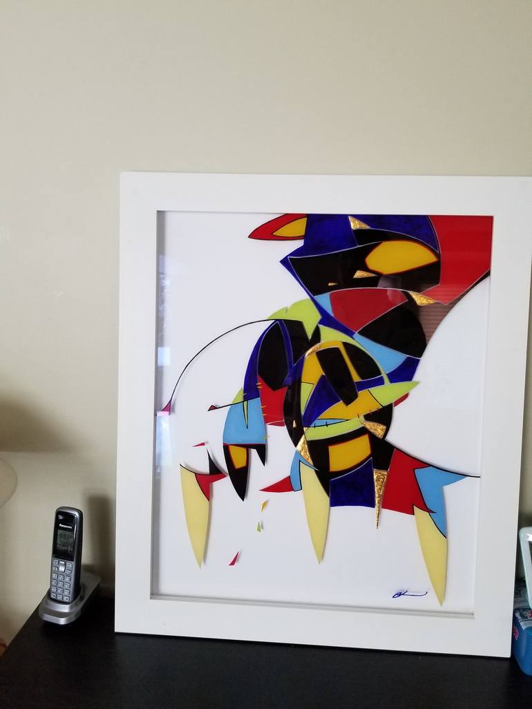 Original Abstract Painting by Erik Cheung