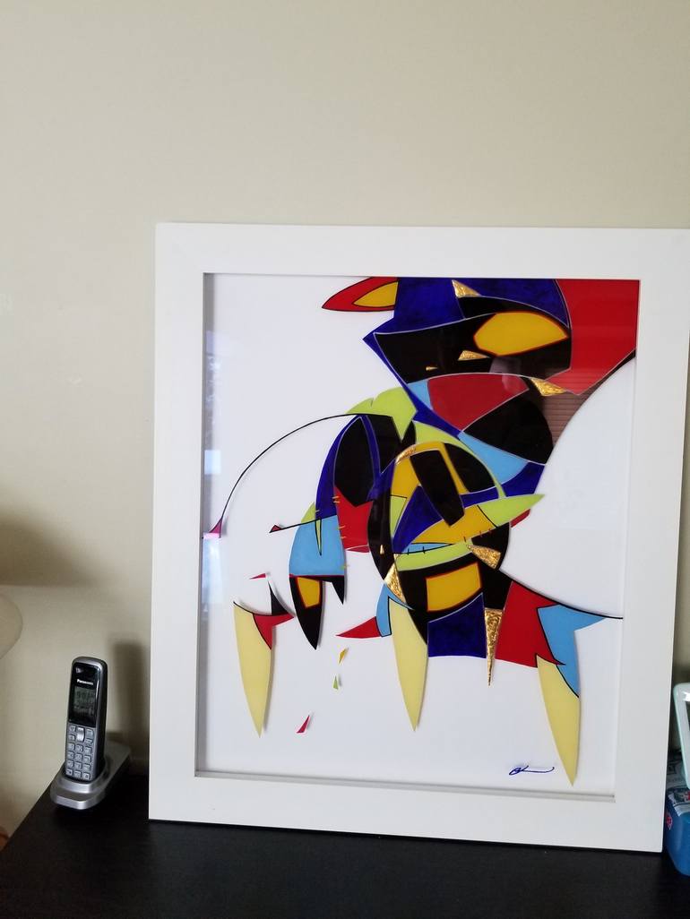 Original Abstract Painting by Michael Kiré