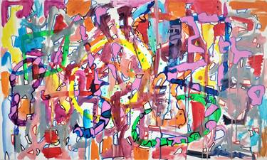 Original Abstract Expressionism Abstract Paintings by marta ban simani