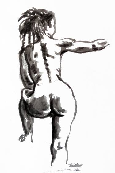 Original Fine Art Nude Drawings by Ken Laidlaw