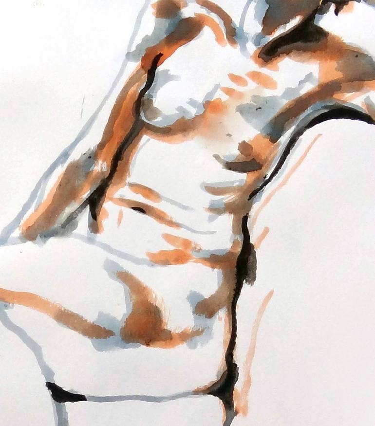 Original Figurative Nude Painting by Ken Laidlaw