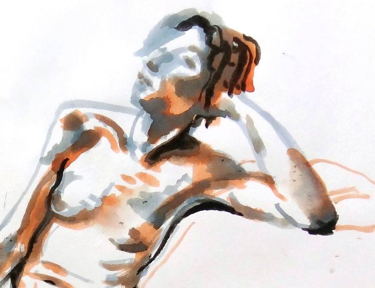 Original Figurative Nude Painting by Ken Laidlaw
