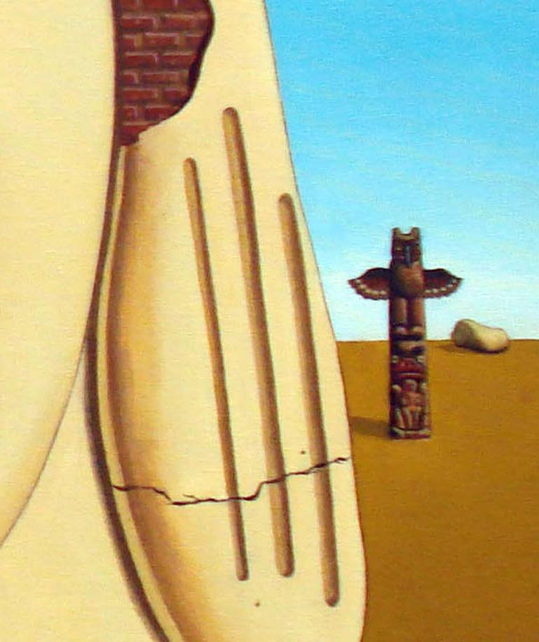 Original Dada Love Painting by Ken Laidlaw