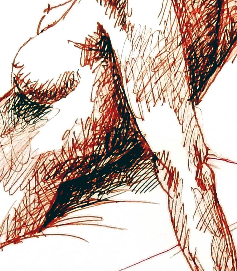 Original Figurative Nude Drawing by Ken Laidlaw