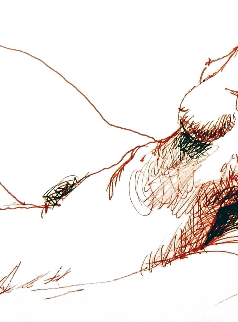Original Figurative Nude Drawing by Ken Laidlaw