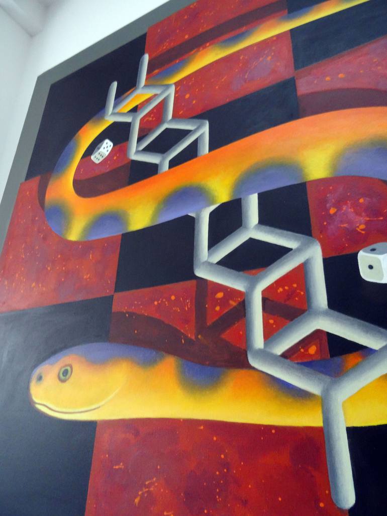 Original Surrealism Fantasy Painting by Ken Laidlaw