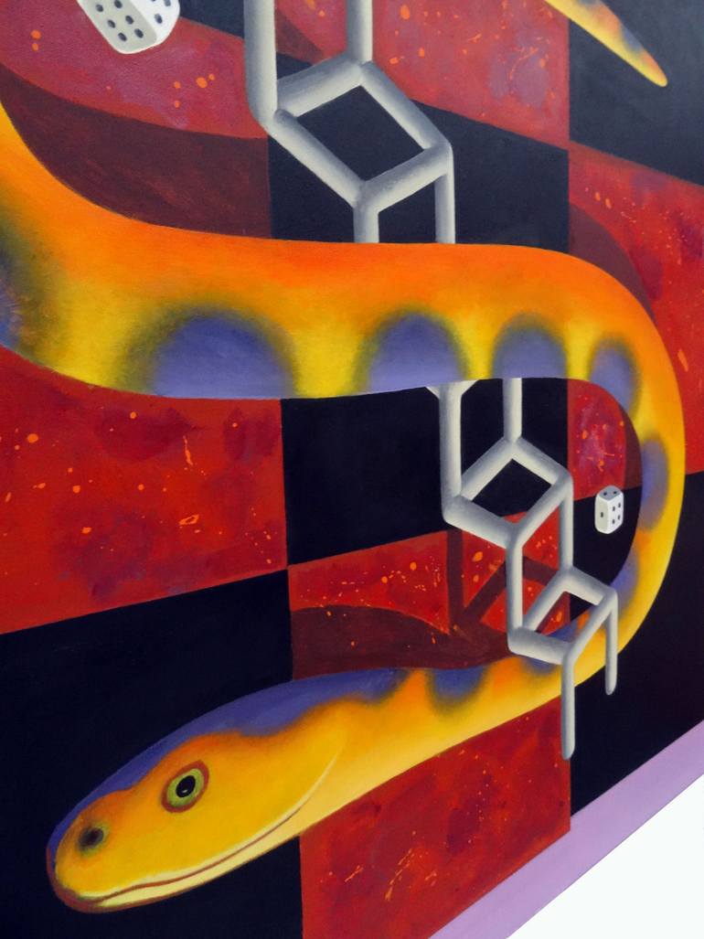 Original Surrealism Fantasy Painting by Ken Laidlaw