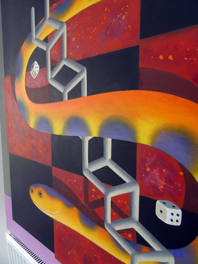 Original Surrealism Fantasy Painting by Ken Laidlaw