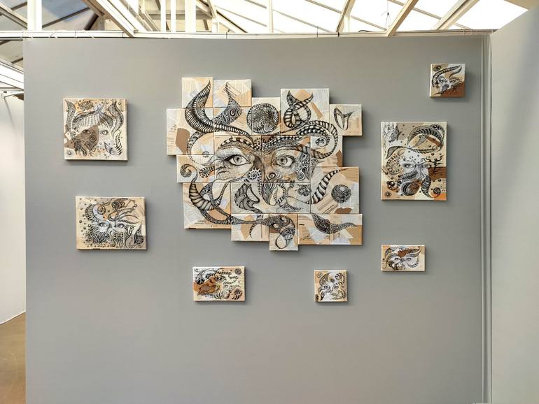 Original Figurative People Drawing by Alixire Colmant