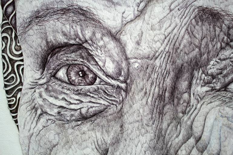 Original Documentary People Drawing by Alixire Colmant