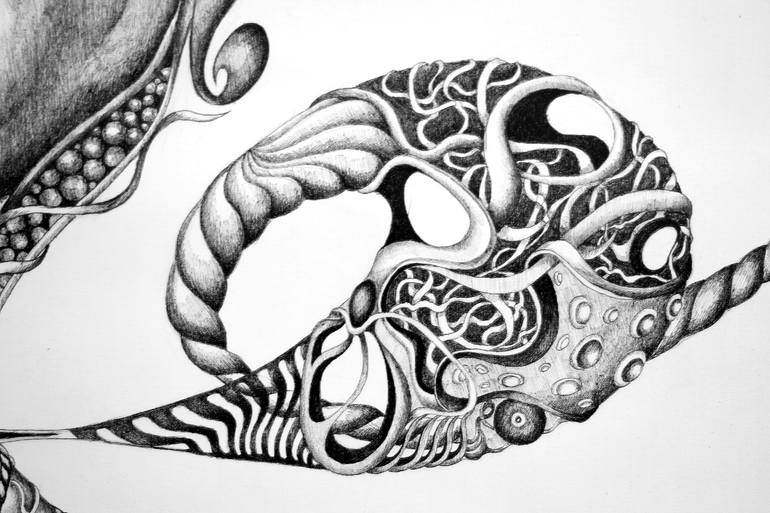 Original Documentary People Drawing by Alixire Colmant