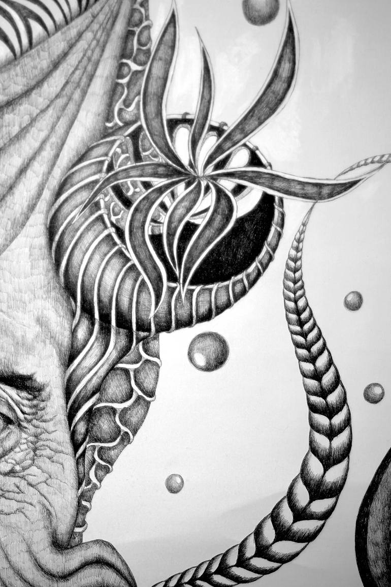 Original Documentary People Drawing by Alixire Colmant