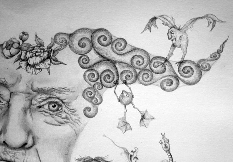 Original Figurative People Drawing by Alixire Colmant
