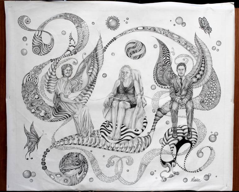 Original Figurative Other Drawing by Alixire Colmant