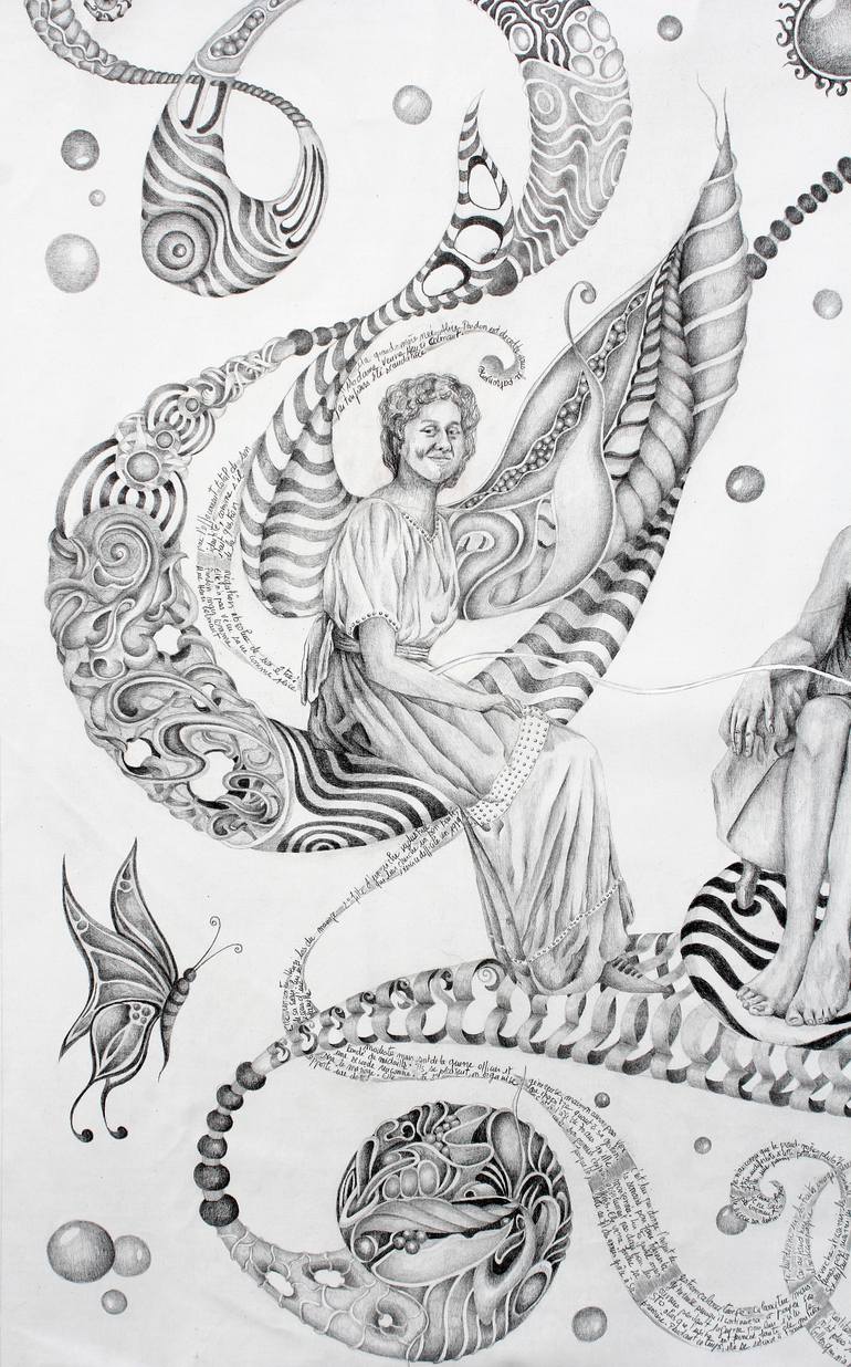 Original Figurative Other Drawing by Alixire Colmant