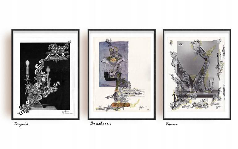 Original Abstract Expressionism Abstract Drawing by Alixire Colmant