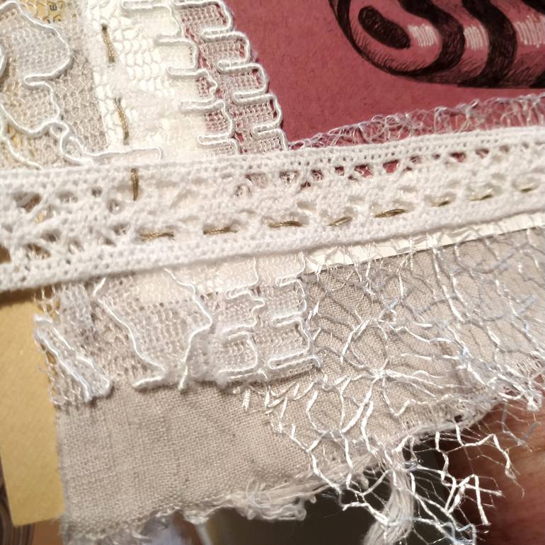 Original Expressionism Body Collage by Alixire Colmant