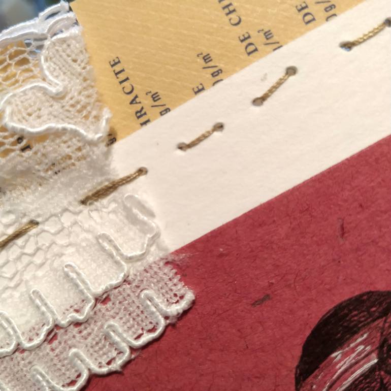 Original Expressionism Body Collage by Alixire Colmant