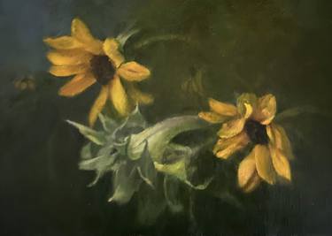 Original Floral Painting by Susanhope Fogel